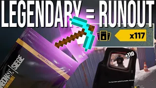 Opening Alpha Packs but there's no "commons" & for every "legendary" I show a run out