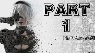 NieR: Automata - Blind 100% Playthrough part 1 (The Emotional Journey of 2B and 9S Begins)