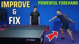 6 Steps to Improve and Get Powerful Forehand Attack | Table Tennis Review
