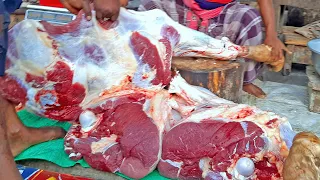 Amazing Fresh Beef Processing Shop in Bangladesh | Expert Workers Show His High Level Cutting Skills