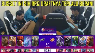 BUSSET AKHIRNYA RRQ PAKE HERO INI BUAT JADI JUNGLER !! RRQ SENA VS TEAM HAQ GAME 3