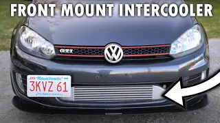 Mk6 GTI How Much Power do you get from a FMIC Front Mount Intercooler