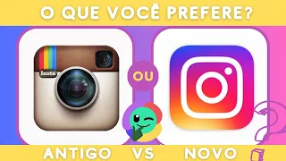 🟡 QUAL LOGO VOCÊ PREFERE? ANTIGA OU NOVA? 🔄 Jogo das escolhas