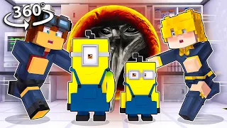 You're ESCAPING SCP-049 with MINIONS in 360/VR! - Minecraft VR Video