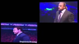 WWE '12 The Undertaker vs Triple H Wrestlemania 28 Promo - Video Comparison