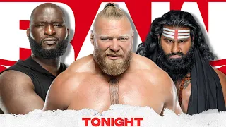 FULL MATCH - Brock Lesnar vs. Omos vs. Veer Mahaan : WWE RAW 2023