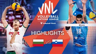 🇧🇬 BUL vs. 🇸🇮 SLO - Highlights Week 3 | Men's VNL 2022