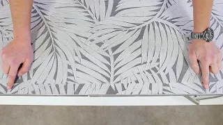 How to hang wallpaper with a drop match