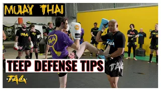 Muay Thai Teep Defense Tips