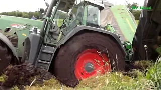 Amazing Tractors Stuck in Mud - Successful Tractors Rescuing