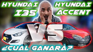 Hyundai I35 VS Accent Modificado Drag Race