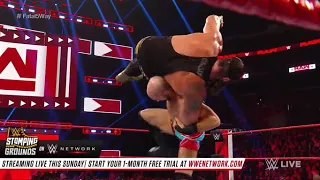 Cesaro lift Braun Strowman