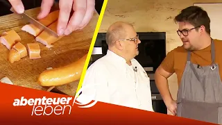 Es geht um die Wurst: Kann Marcel die Rezepte richtig zubereiten? | Abenteuer Leben | Kabel Eins