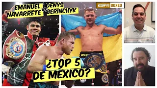 CANELO Álvarez está en el TOP 5 de boxeadores mexicanos, ¿estás de acuerdo? | ESPN Boxeo