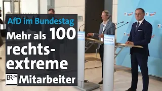 AfD im Bundestag: Mehr als 100 rechtsextreme Mitarbeiter | BR24