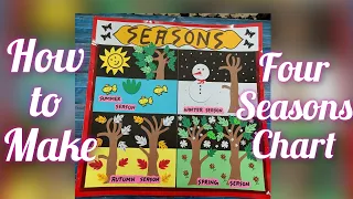 DIY Seasons Chart|| How to draw Four Seasons for kids||Seasons Chart||Summer,Winter,Autumn & Spring