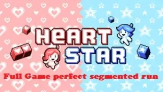 Heart Star full game perfect segmented run in 16:50