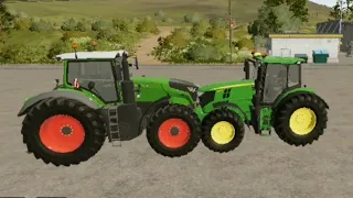 Fendt 1050 Vario Vs John Deere 6250R | Tractor Tug Of War | Farming Simulation