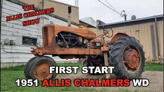 Allis Chalmers Show: 1951 Allis Chalmers WD First Start
