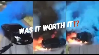 Gender Reveal Burnout Fire Is The Coolest Stupidest Reveal EVER