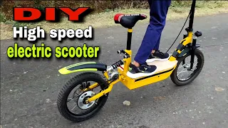 DIY High speed electric scooter