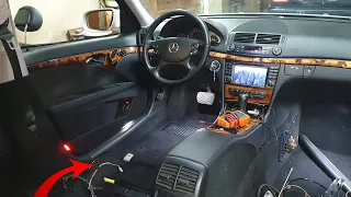 Mercedes Retrofit. Removal and installation of front seats Mercedes W211, W219, CLS / Part 2