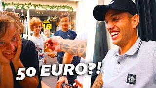 HIJ GAF EEN 8 JARIGE 50 EURO OMDAT...  | #247