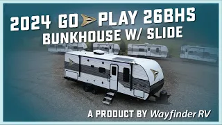 2024 Wayfinder RV GO PLAY 26BHS Walk-through