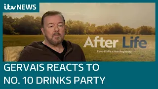 Ricky Gervais reacts to Downing Street's party scandal as he talks Afterlife final series | ITV News