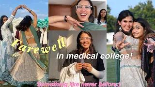 MBBS vlog:34Farewell in medical college! (Ragging again💀Dance, sports & much more