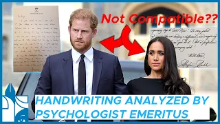 Harry and Meghan's Handwriting Analyzed by Graphologist and Psychologist Emeritus