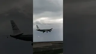 A320 Condor(Retro Livery) from Fuerteventura landing at Madeira International Airport(10/02/2023)