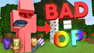 Minecraft Manhunt, But BAD is OP…