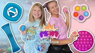 PINK VS  BLUE SHOPPING CHALLENGE 💕💙| Subscriber vs  Sierra Showdown ep  1