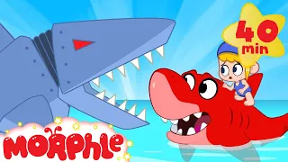 Mila vs Robot Sharks - My Magic Pet Morphle | Cartoons For Kids | Morphle TV