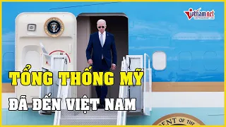 NÓNG: Không lực 1 chở Tổng thống Mỹ Joe Biden hạ cánh xuống sân bay Nội Bài | Báo VietNamNet
