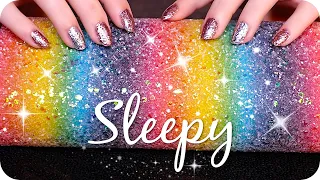 ASMR Sleepy Sheets 🌈 (NO TALKING) Scratching Textures, Bassy Scratchy Tapping & Other Tingly Sounds