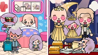 I Became a Princess After My Parents Divorced 👑 Sad Story | Toca Boca Roleplay | Toca Life World