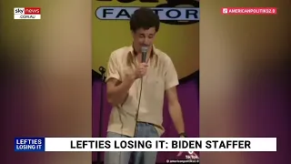 ‘Can’t believe you admitted that’: Comedian mocks audience member who works for Biden admin