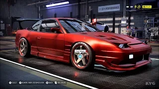 Need for Speed Heat - Nissan 180SX Type X 1996 - Customize | Tuning Car (PC HD) [1080p60FPS]