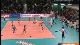 Scavolini Pesaro vs Foppapedretti Bergamo - Return match - Playoff Champions League 2010.MPG