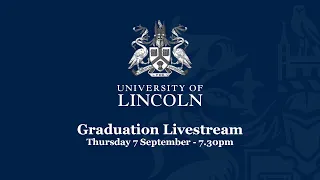 Graduation Livestream | Thursday 7 September (7.30pm)