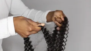 How to separate synthetic hair NO TANGLING! l FT Trendy Tresses