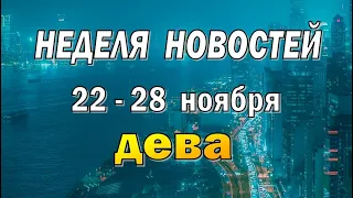 ДЕВА 💌 АКЦЕНТ на СОЮЗ 💌 неделя с 22 по 28 ноября. Таро прогноз гороскоп гадание