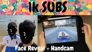 Face Reveal + Handcam for 1,000 SUBS!!! 🍾