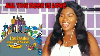 First time hearing and reacting to The Beatles all you need is love