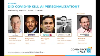 Did COVID-19 Kill AI Personalization? (May 20th, 2020)