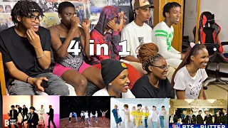 Africans react to BTS  'Butter'  (Hotter Remix) + Dance practice + special perfomance+The Late Show