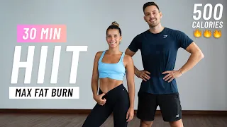 30 MIN FULL BODY CARDIO HIIT Workout ( No Equipment, Maximum Intensity)