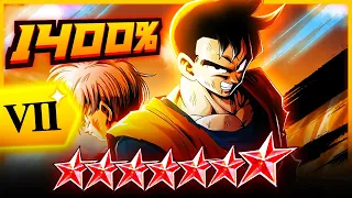 SURPRISINGLY IMPRESSIVE! Z7, 1400% EX FUTURE GOHAN CAN PUT IN WORK! | Dragon Ball Legends PvP